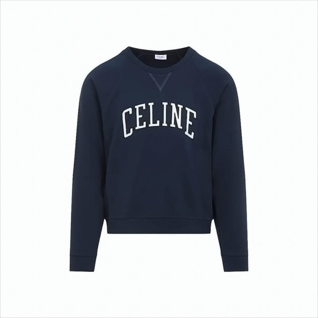 Long Sleeve Crewneck Sweatshirt with Bold Logo Detail