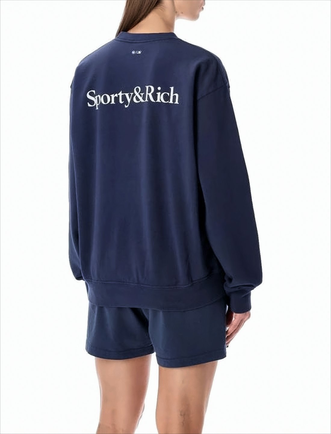 Relaxed Fit Crewneck Sweatshirt with Signature Branding