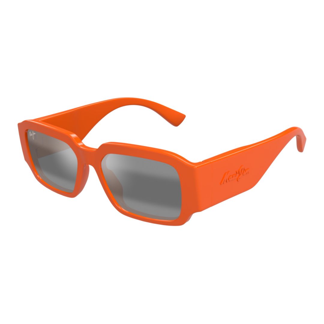 Kupale Rectangular Frame Sunglasses with Dark Tinted Lenses