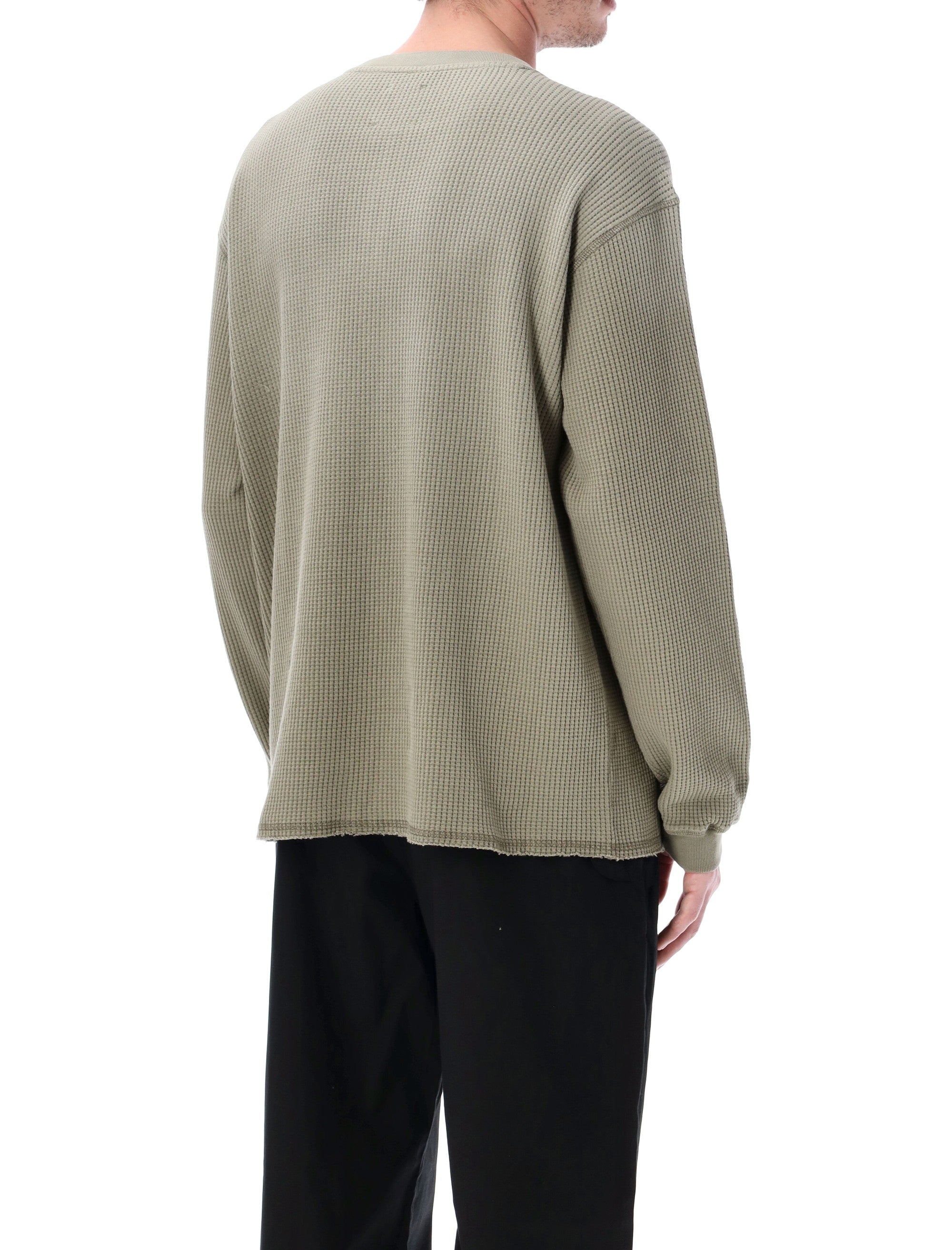 Bee Sun Faded Waffle Serafino Top