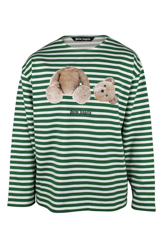 Striped Cotton Long-Sleeved T-Shirt