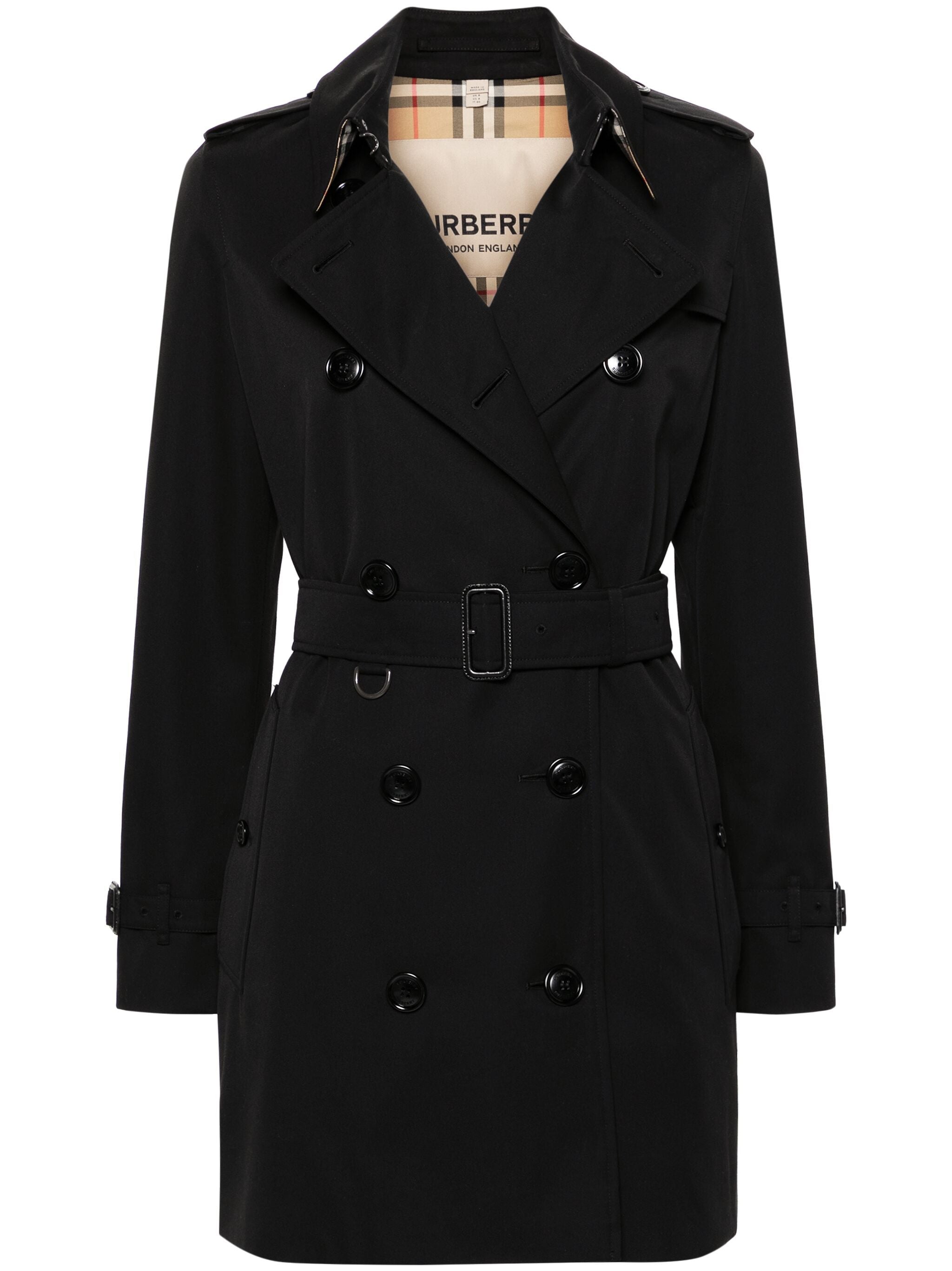 Kensington Double-Breasted Cotton Gabardine Trench