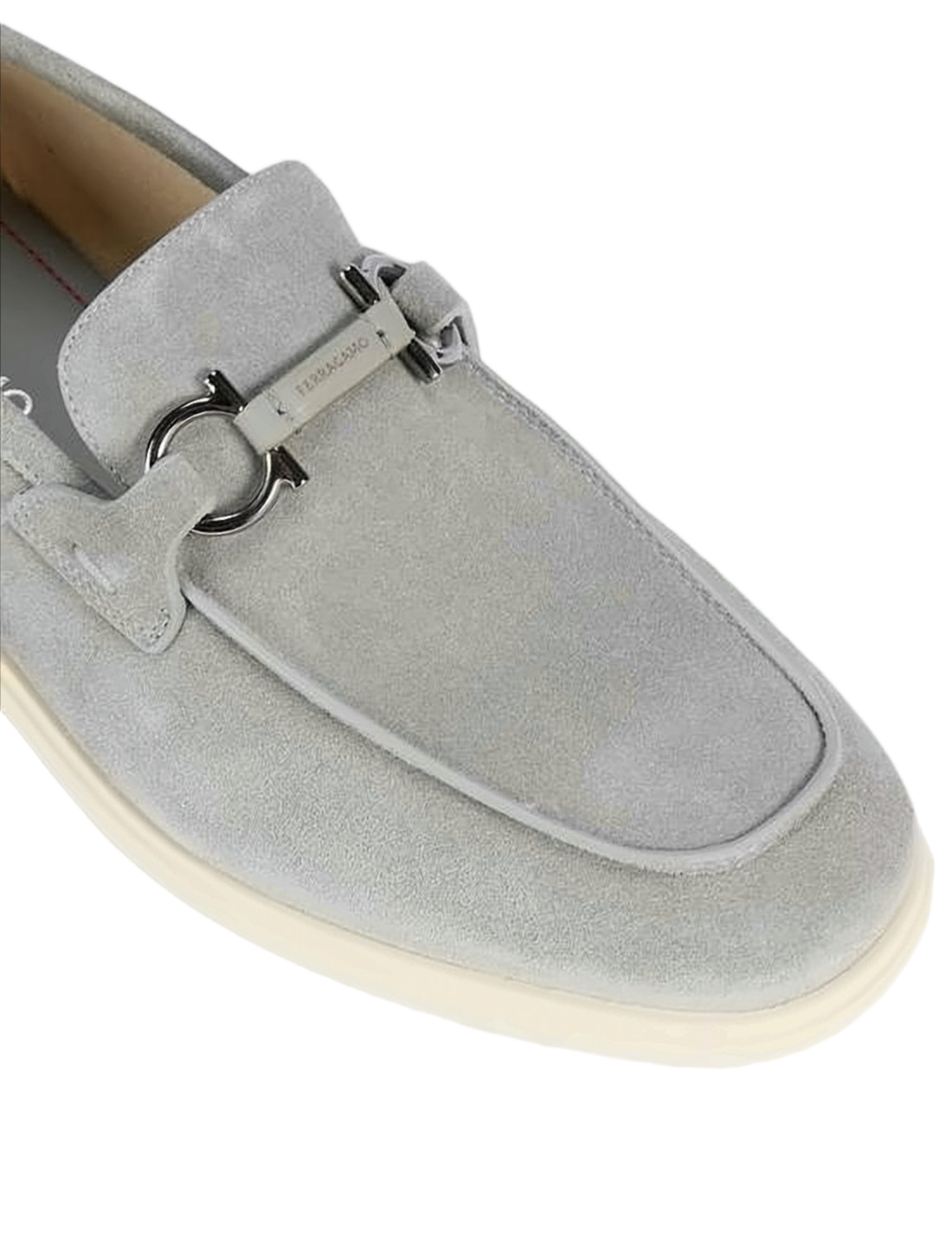 Suede Leather Slip-On Mule