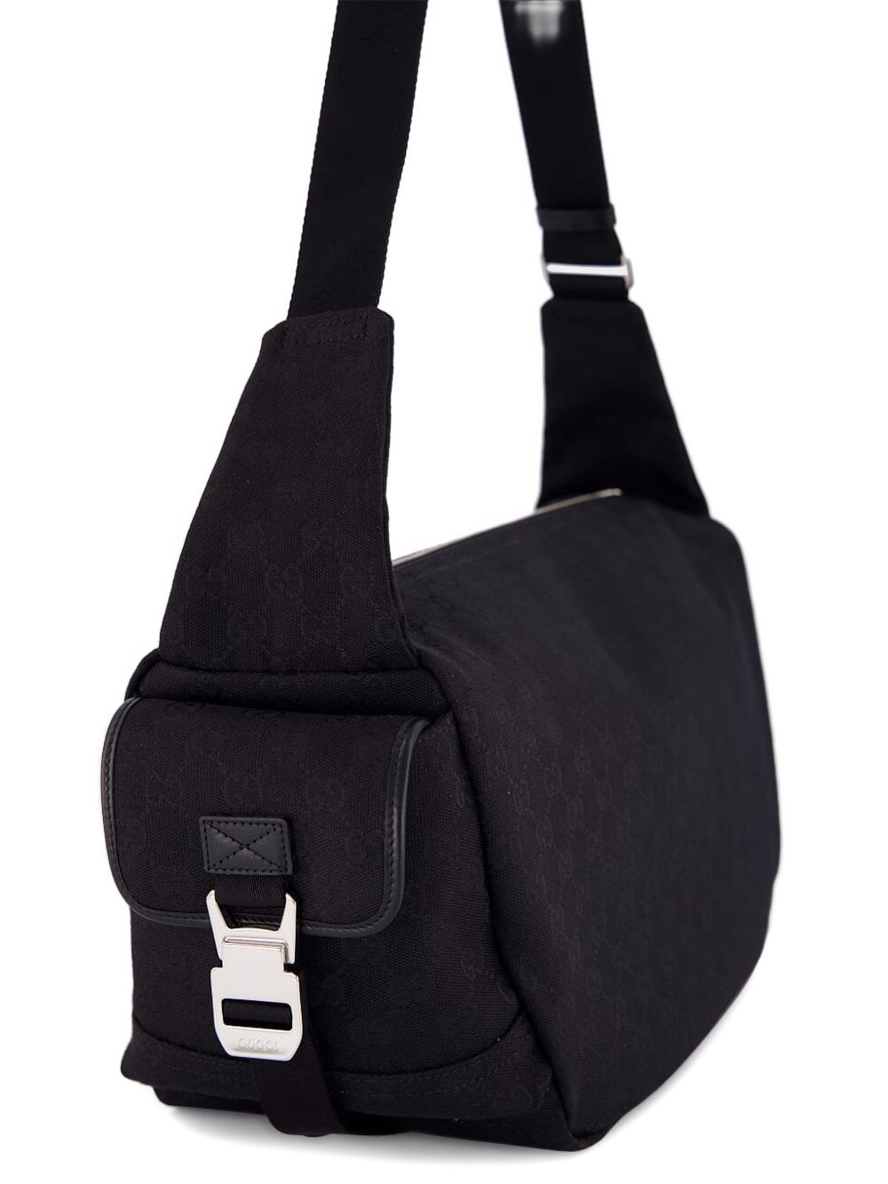 Rectangular Crossbody Bag with Textured Pattern