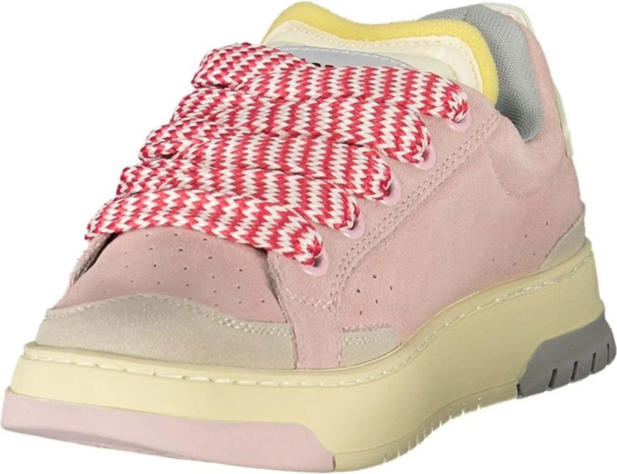 Pink Suede Sneakers