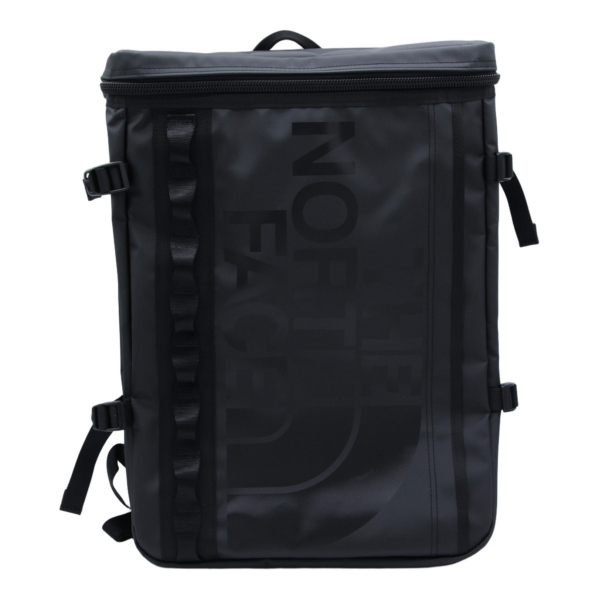 Rectangular Black Backpack