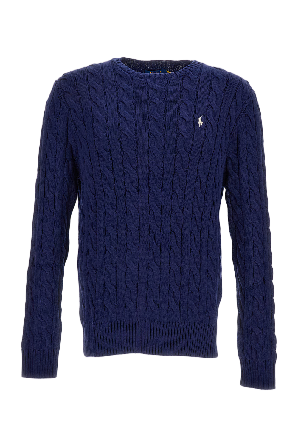 Cable Knit Crew Neck Sweater