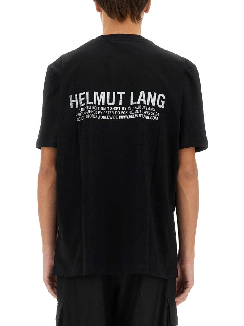 Black T-Shirt With Front Logo