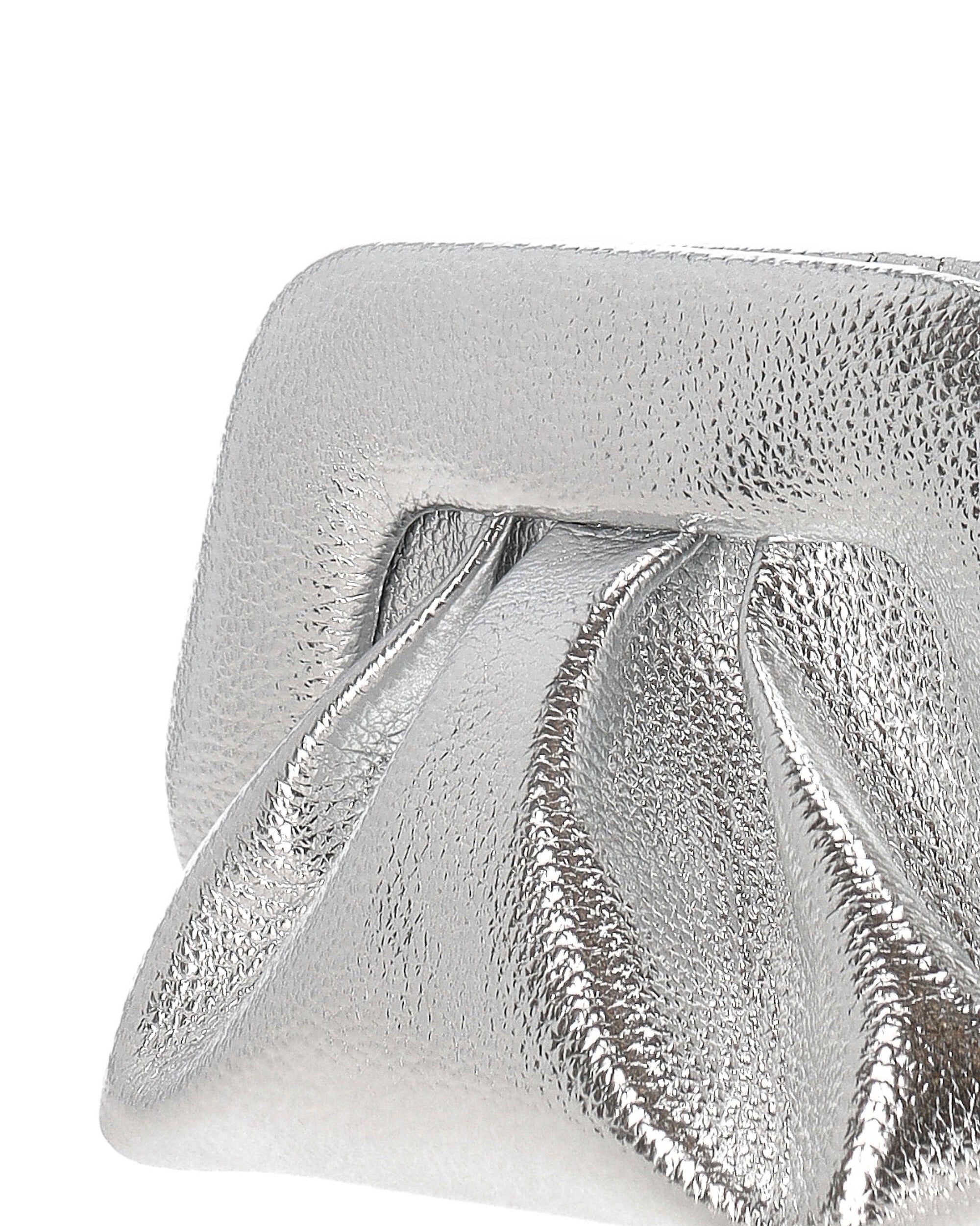 Bios Small Bottolato Silver Laminate Bag