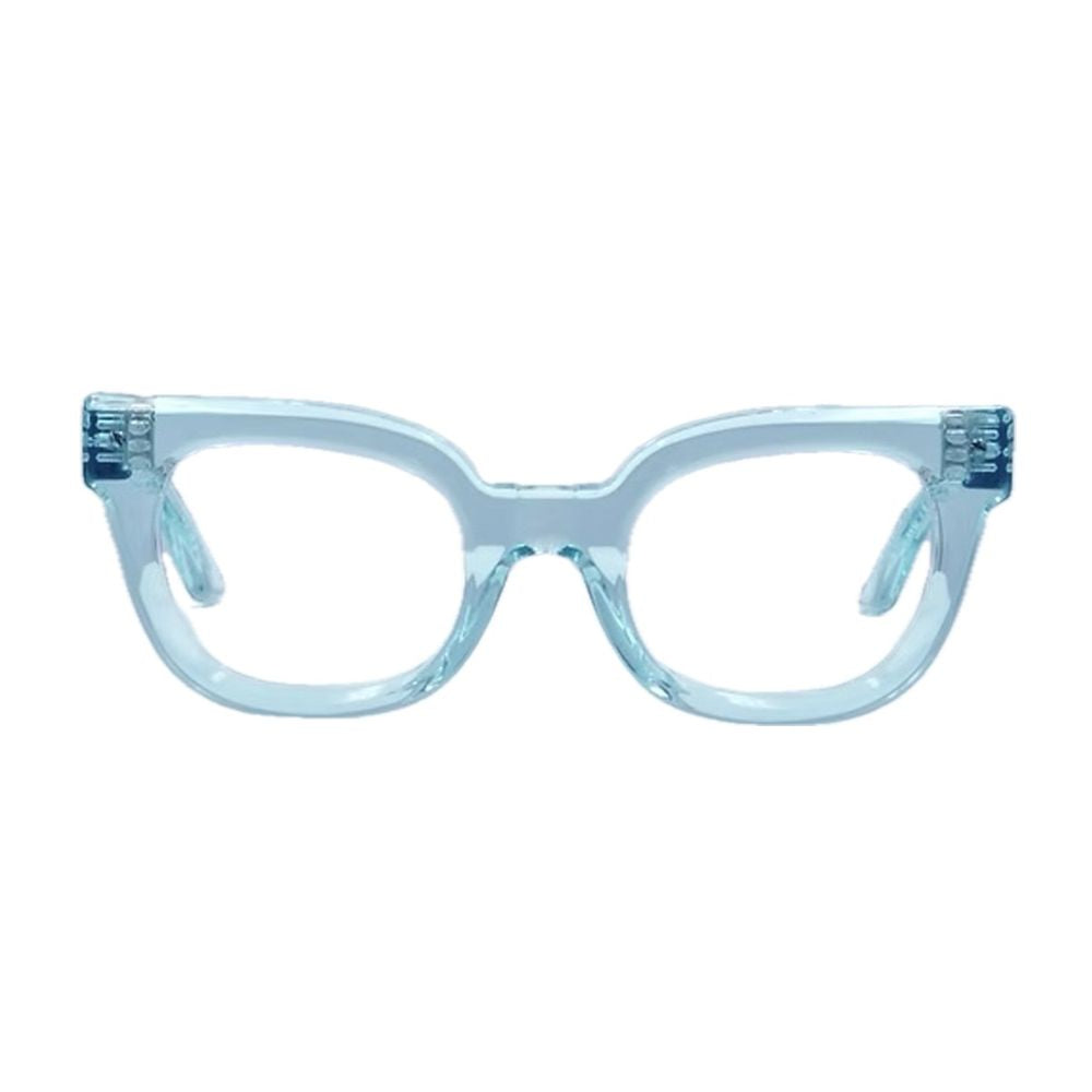Krystal Next Aquamarine Squared Frame Eyewear