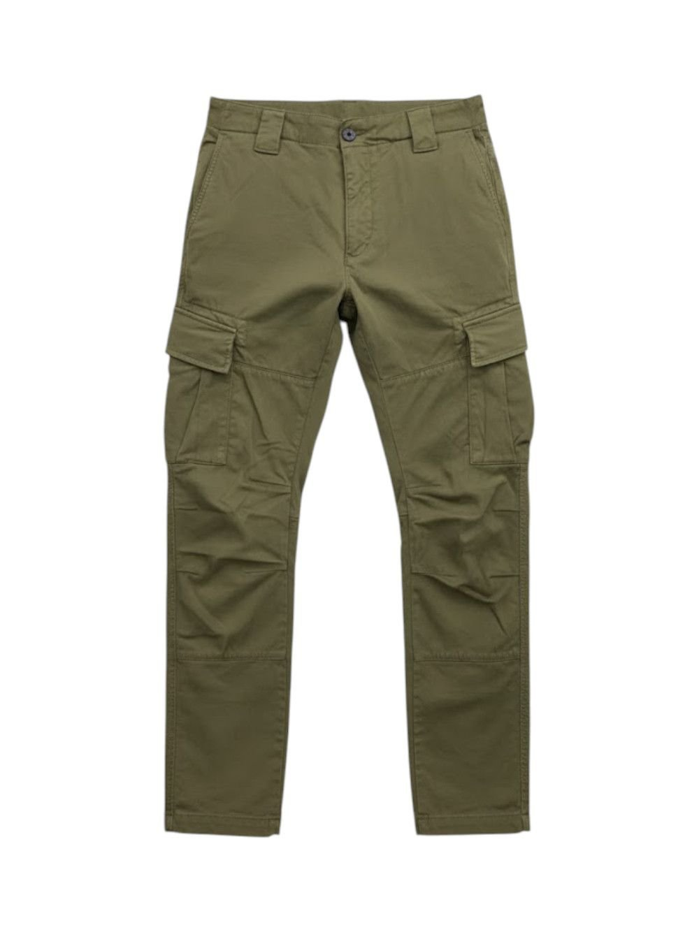 Utilitarian Brown Straight Pants