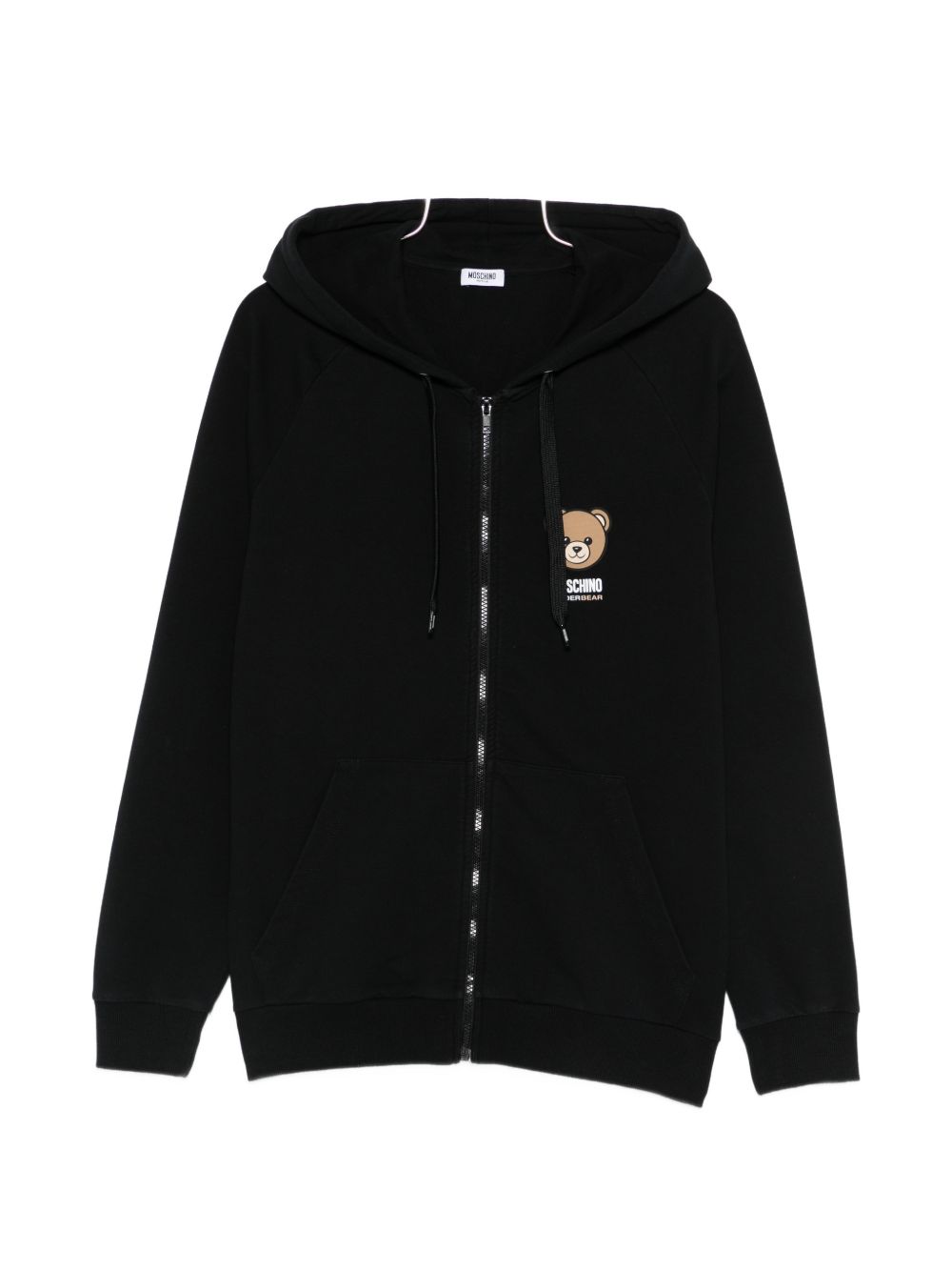 Black Silk and Nylon Knit Sweatshirt