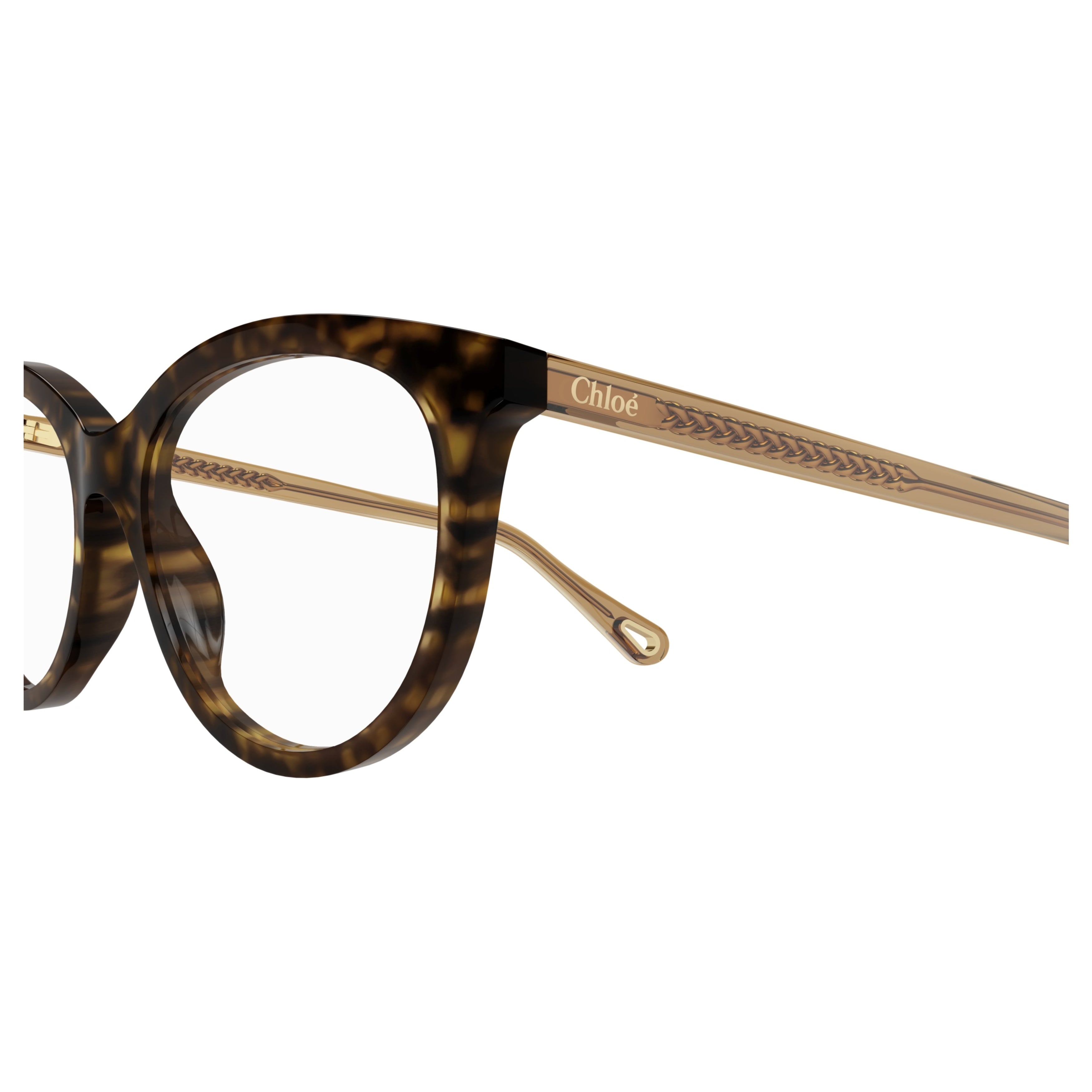 Ch0117o Rounded Cat-Eye Eyeglasses
