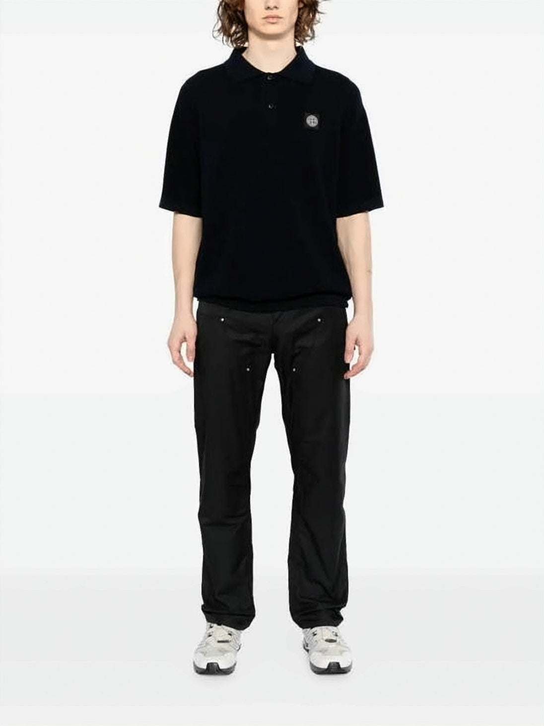 Short-Sleeved Polo Shirt with Classic Collar
