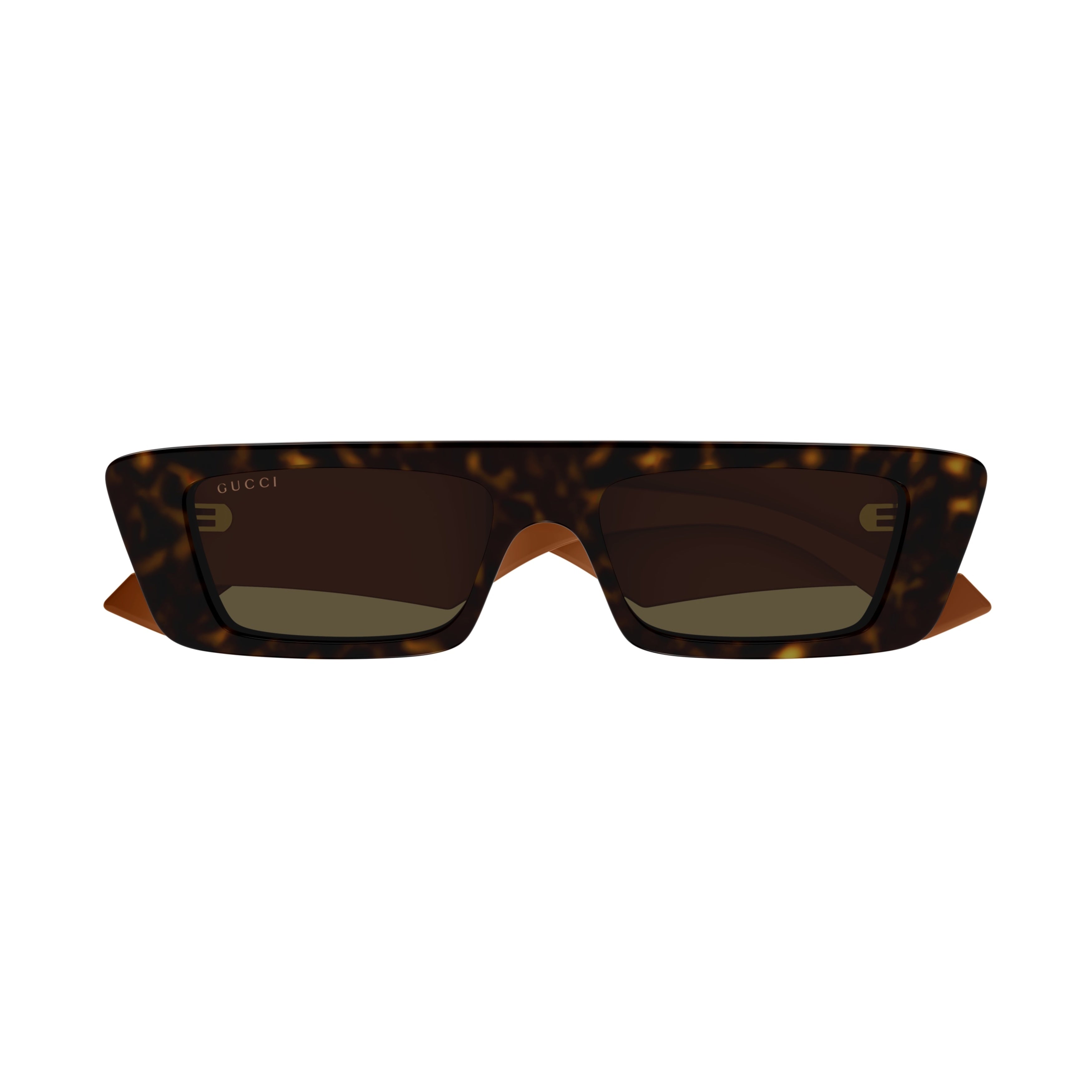 Gg1331s Rectangular Tortoiseshell Sunglasses