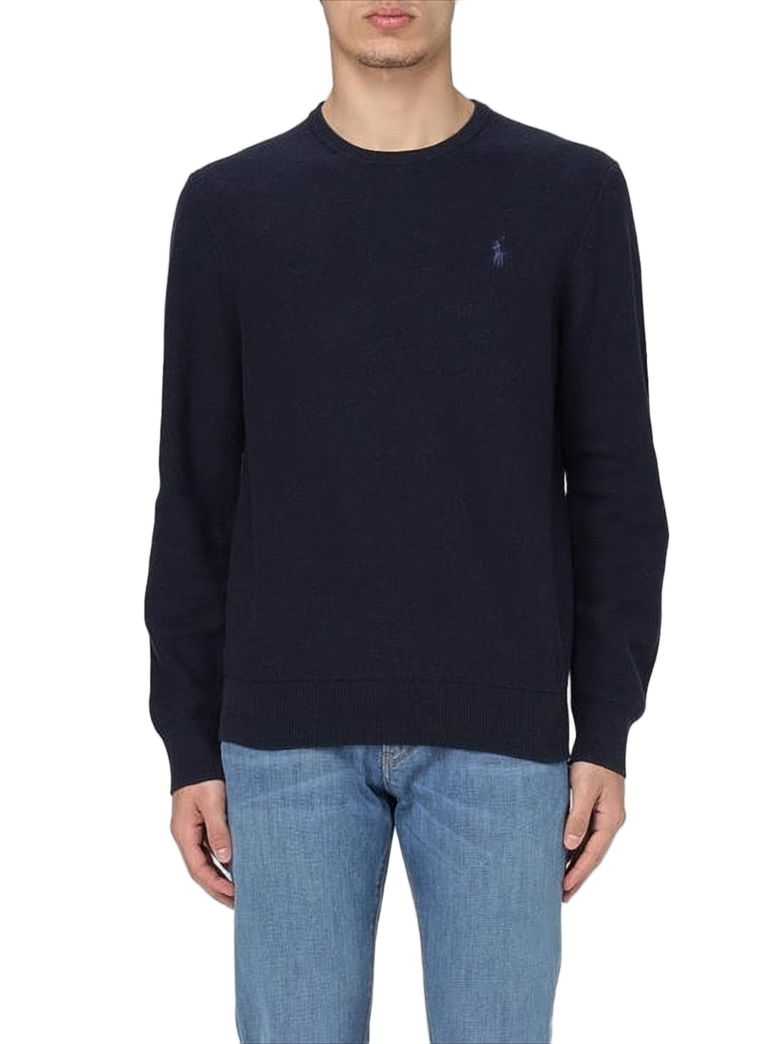 Classic Crew Neck Cotton Sweater