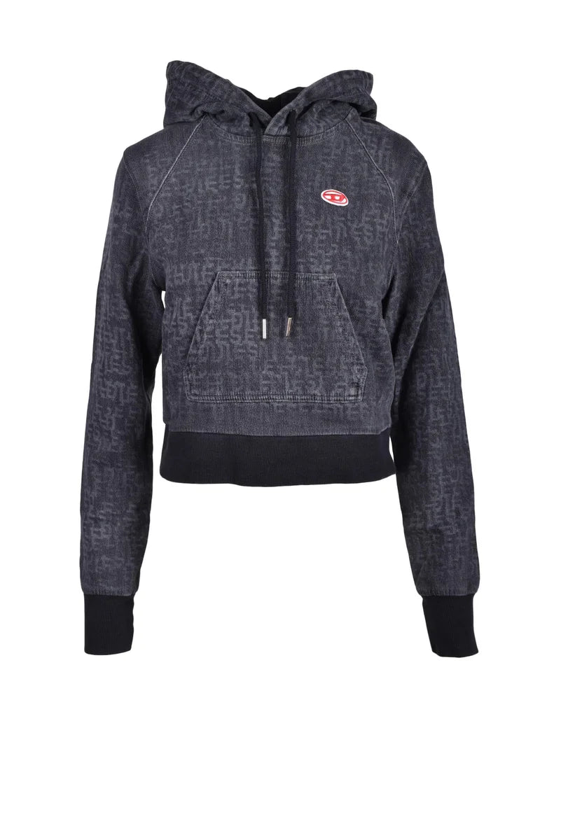 Cotton & Elastane Sweatshirt - Grey