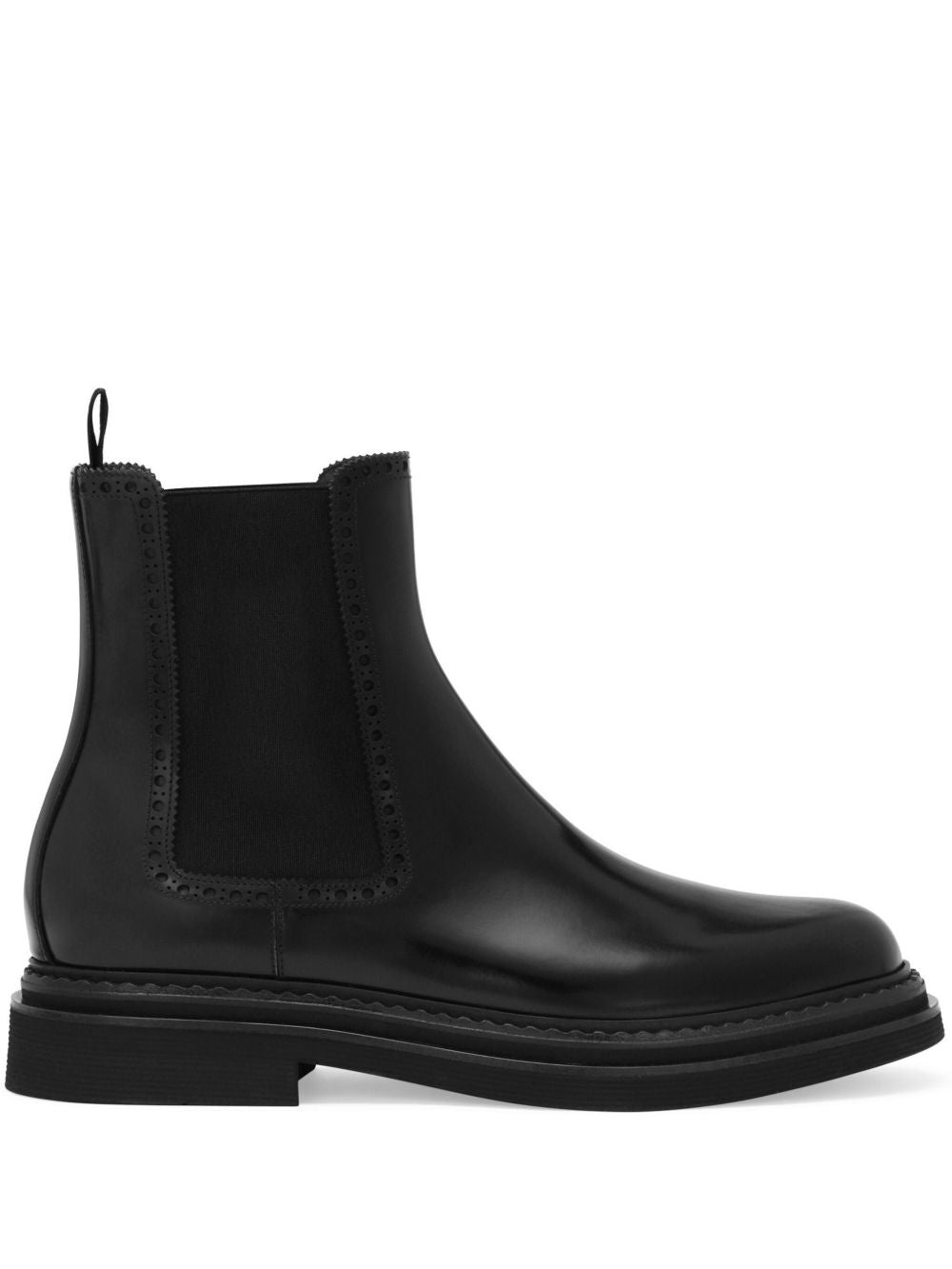 Brushed Calfskin Ankle Boots