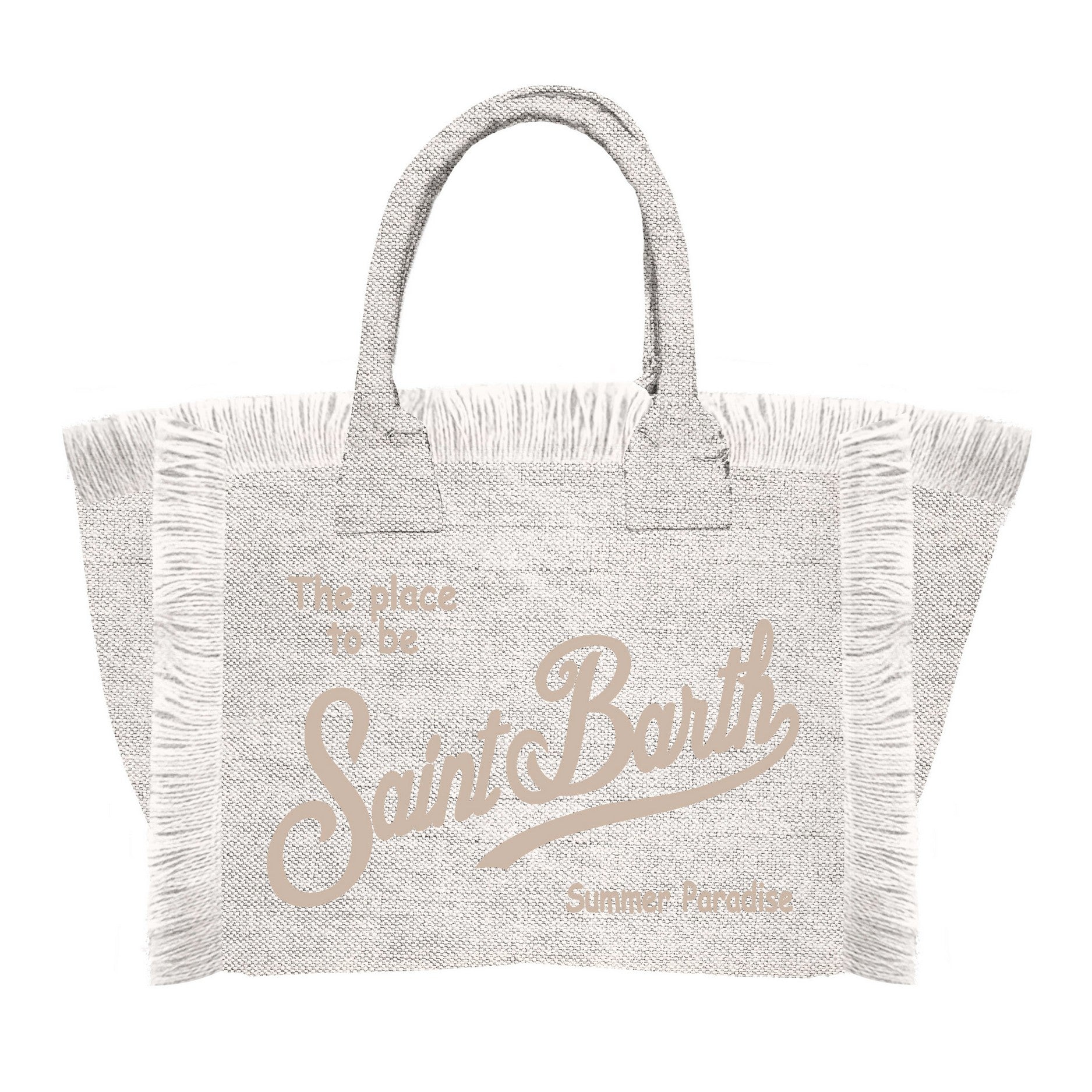 Colette Linen Fringed Hand Bag