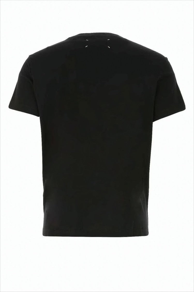 Cropped Short-Sleeve T-Shirt With Centered Logo Detail