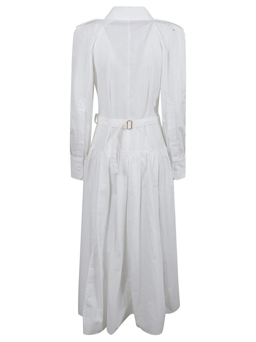 Classic Shirt Dress With Belted Waist