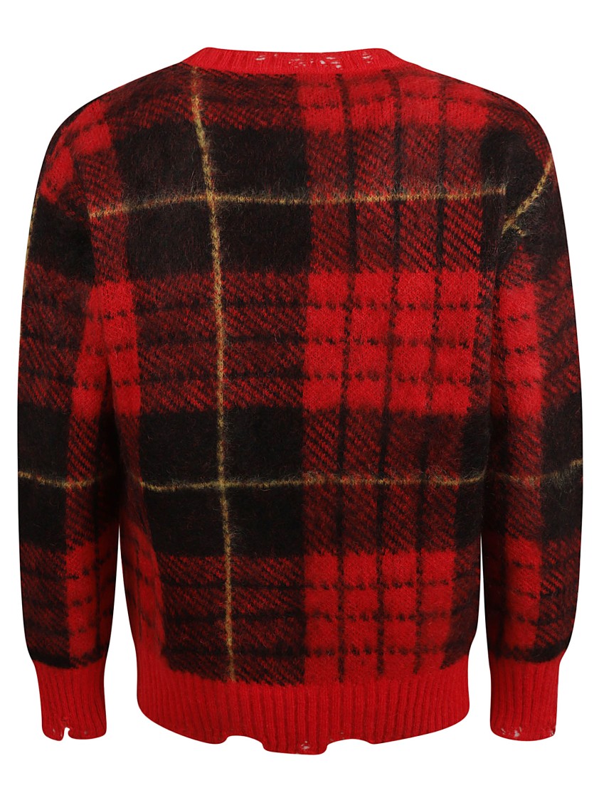 Bold Plaid Cotton Sweater