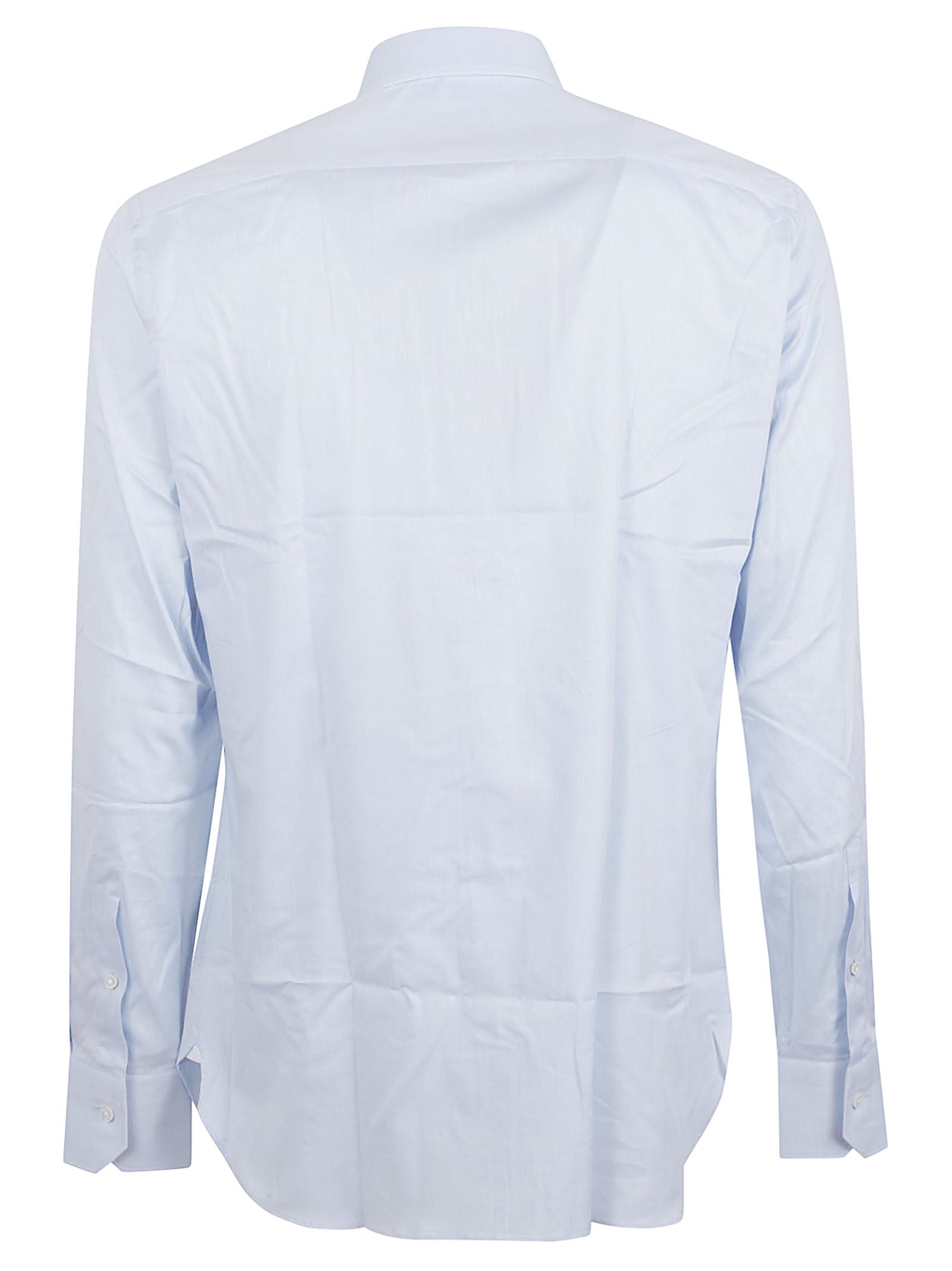 Pointed Collar Formal Shirt with Button-Down Front