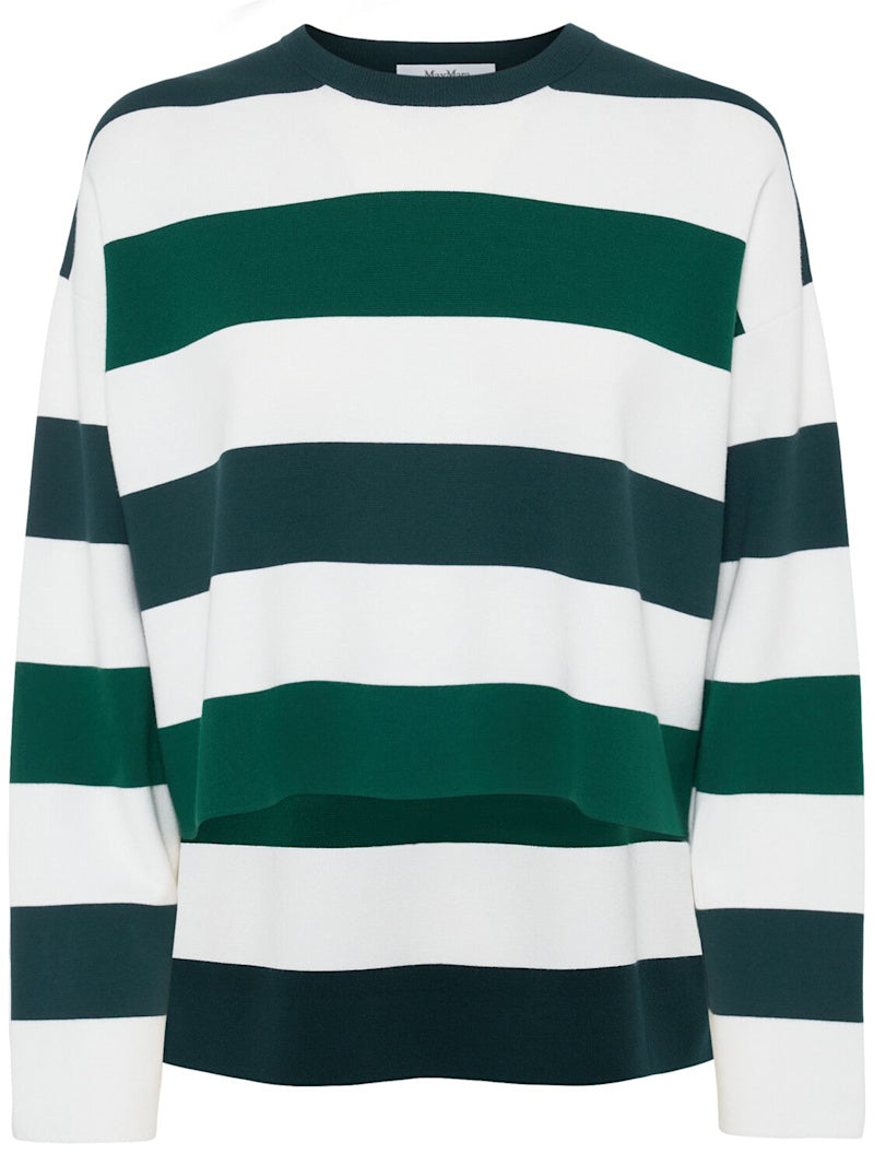 Wide Horizontal Striped Sweater