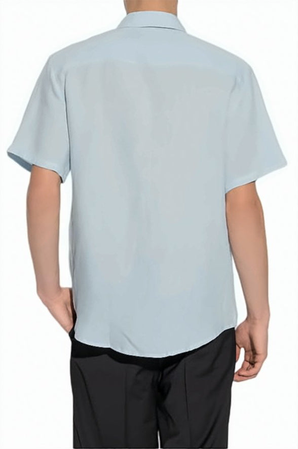 Relaxed Fit Linen Short Sleeve Shirt