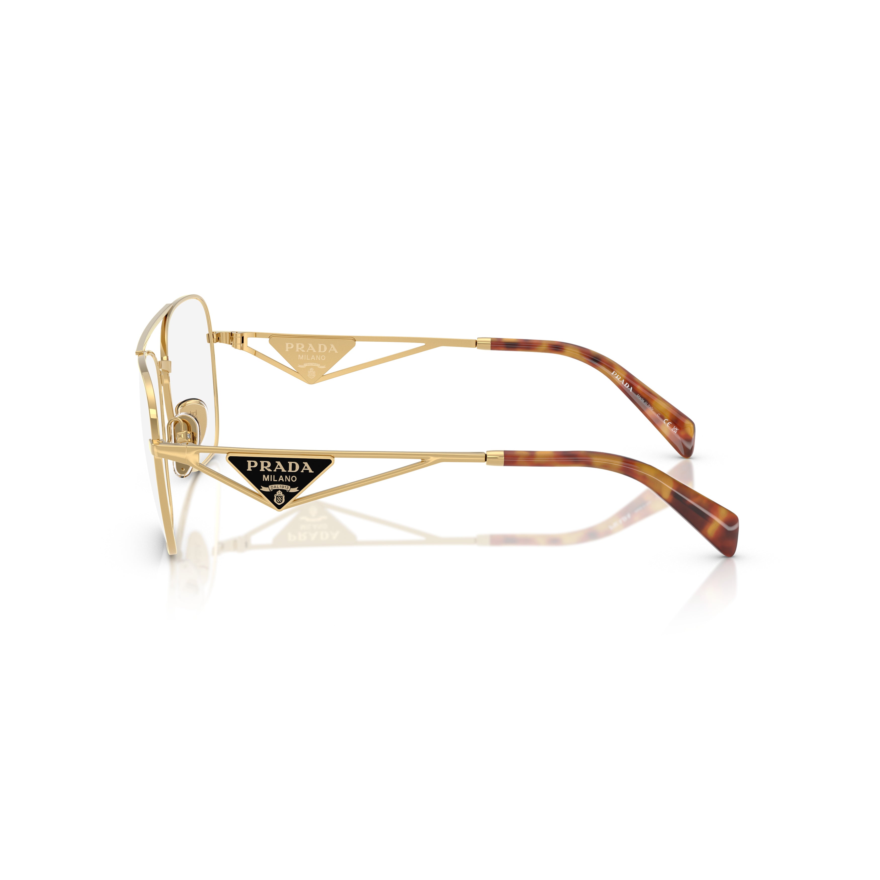 0pr B50v Rectangular Clear Lens Sunglasses