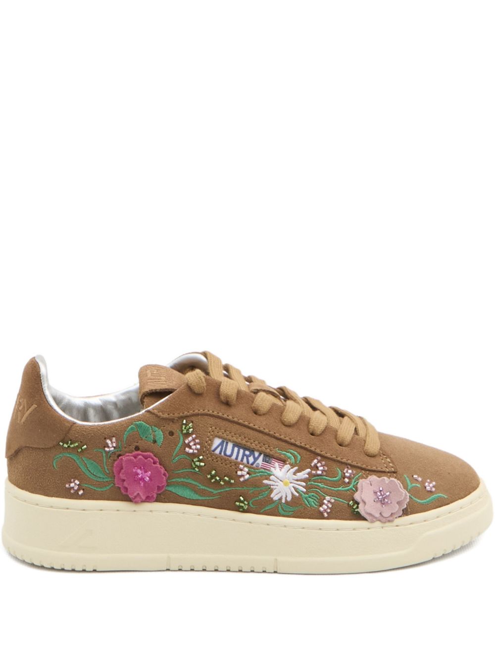 Brown Suede Dallas Low Sneakers