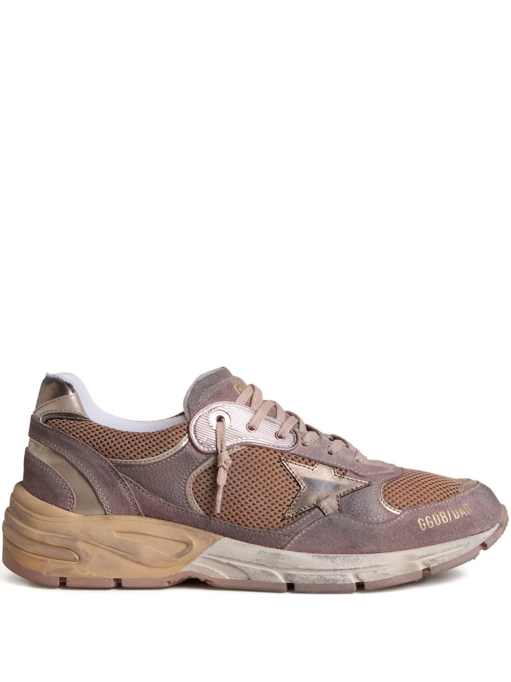 Silk And Nylon Star Detail Sneakers