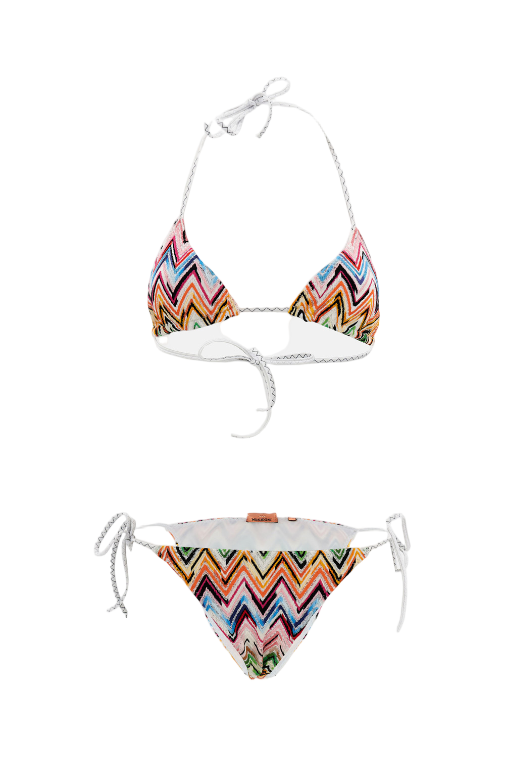 Multicolor Zigzag Two-Piece Bikini