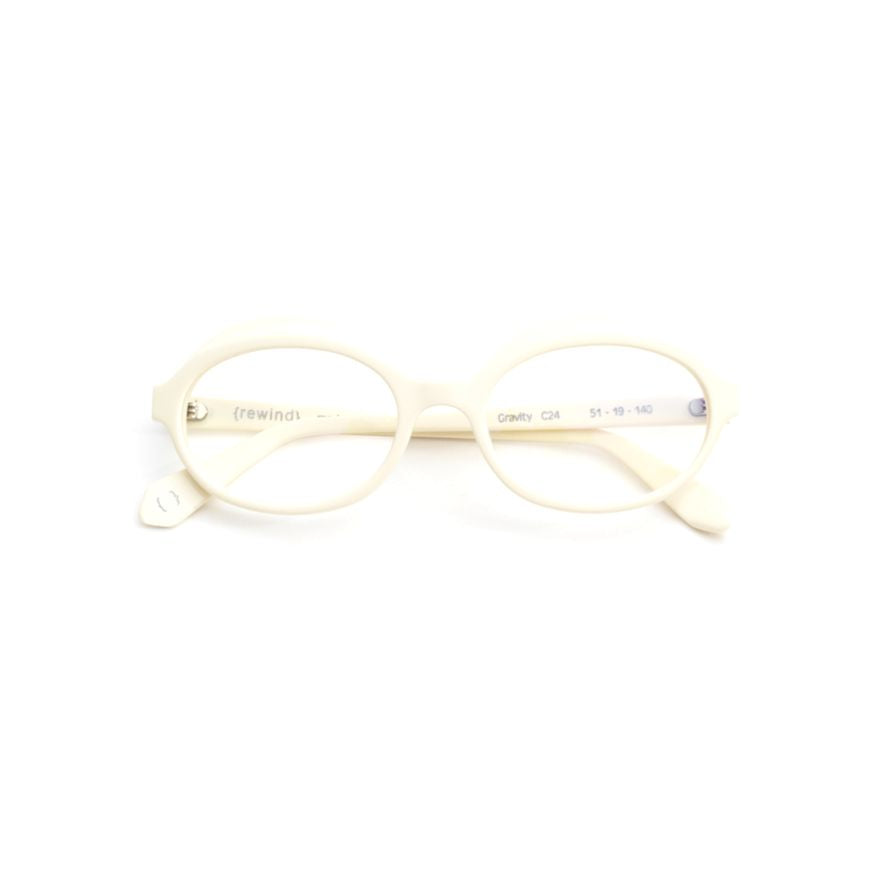 Gravity Oval Frame Acetate Sunglasses with Glossy Finish