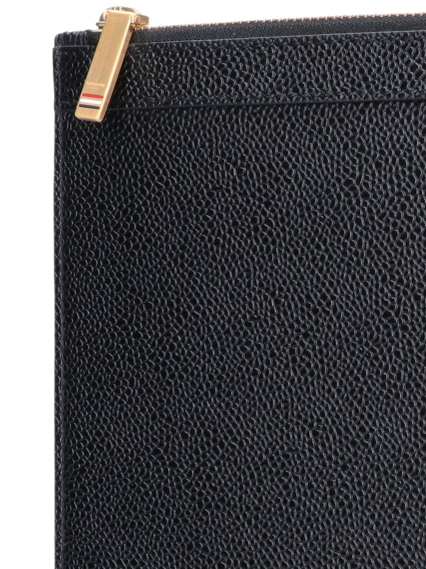"Pebble Grain" Pouch – Black
