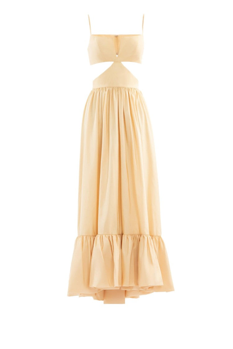 Taffeta Midi Dress