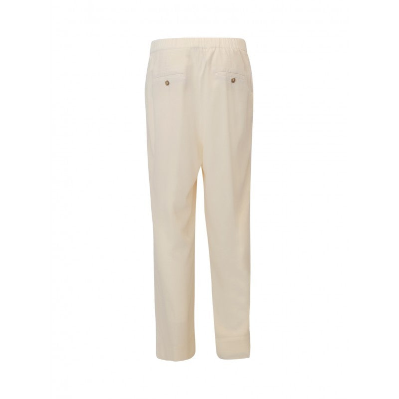 Cream Satin Oilivia Pants