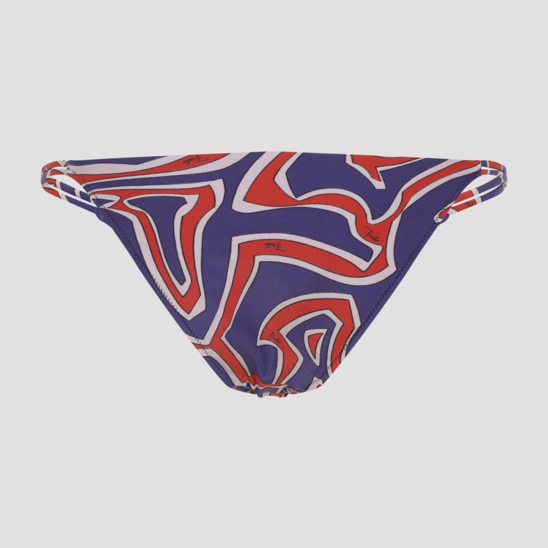 Multicolor Abstract Pattern Swim Bottom