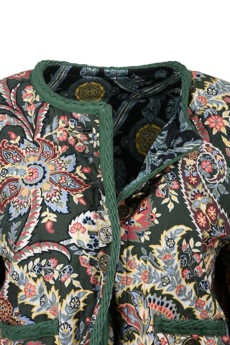 Chanel Bolero Viscose - Green/Yellow
