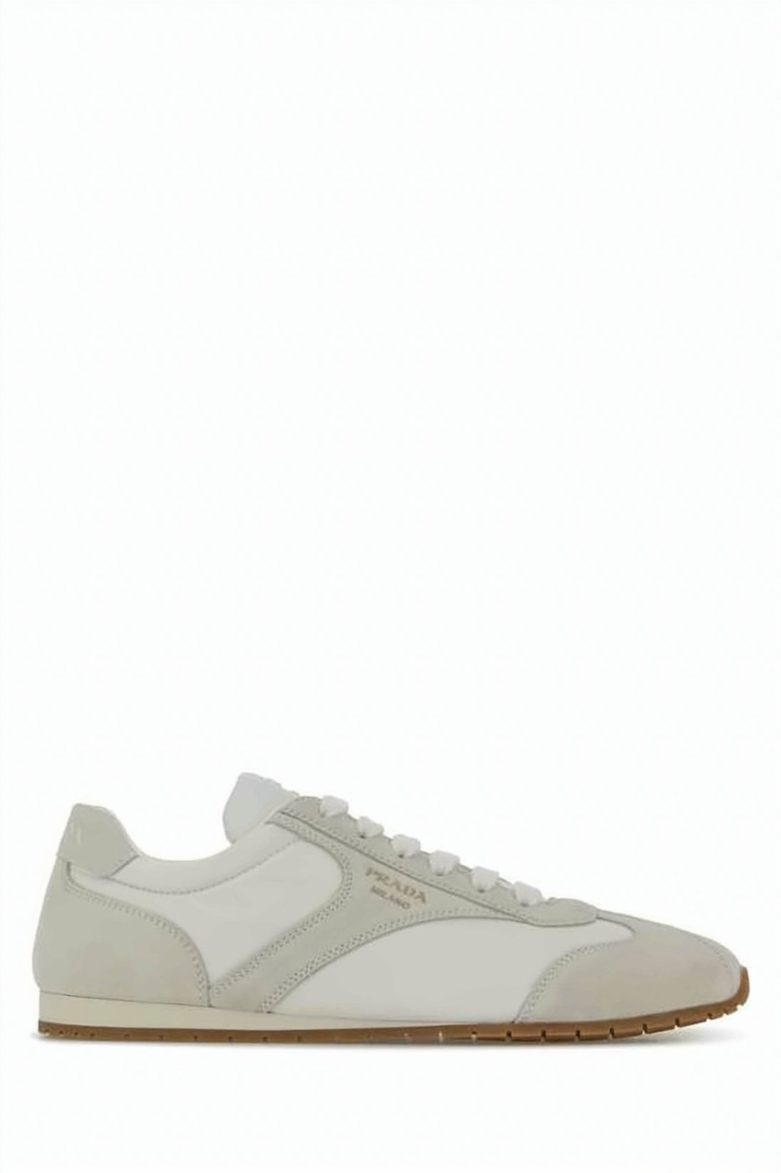 Low-Profile Suede And Recycled Polyamide Sneakers