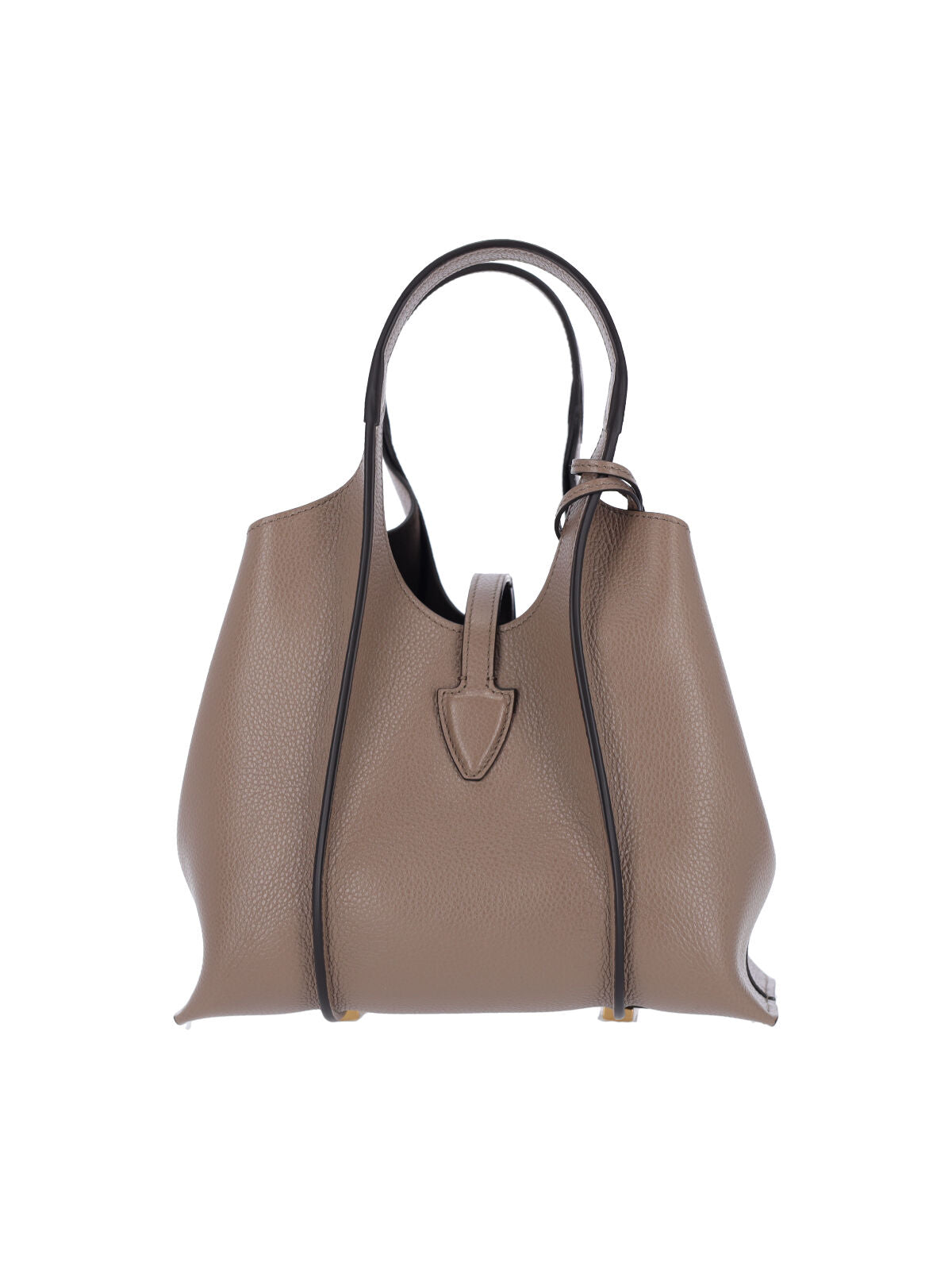 Mini Bag In Taupe Calfskin