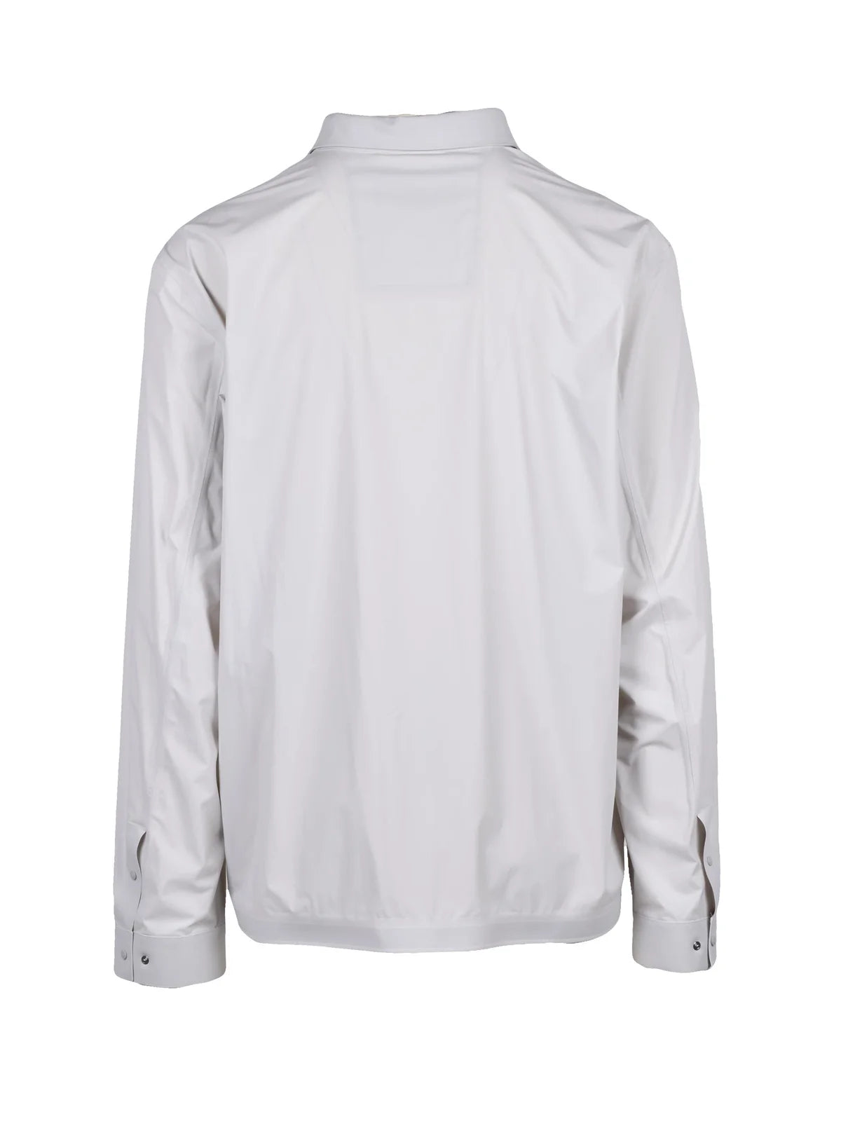 White Polyamide Elastane Technical Stretch Shirt