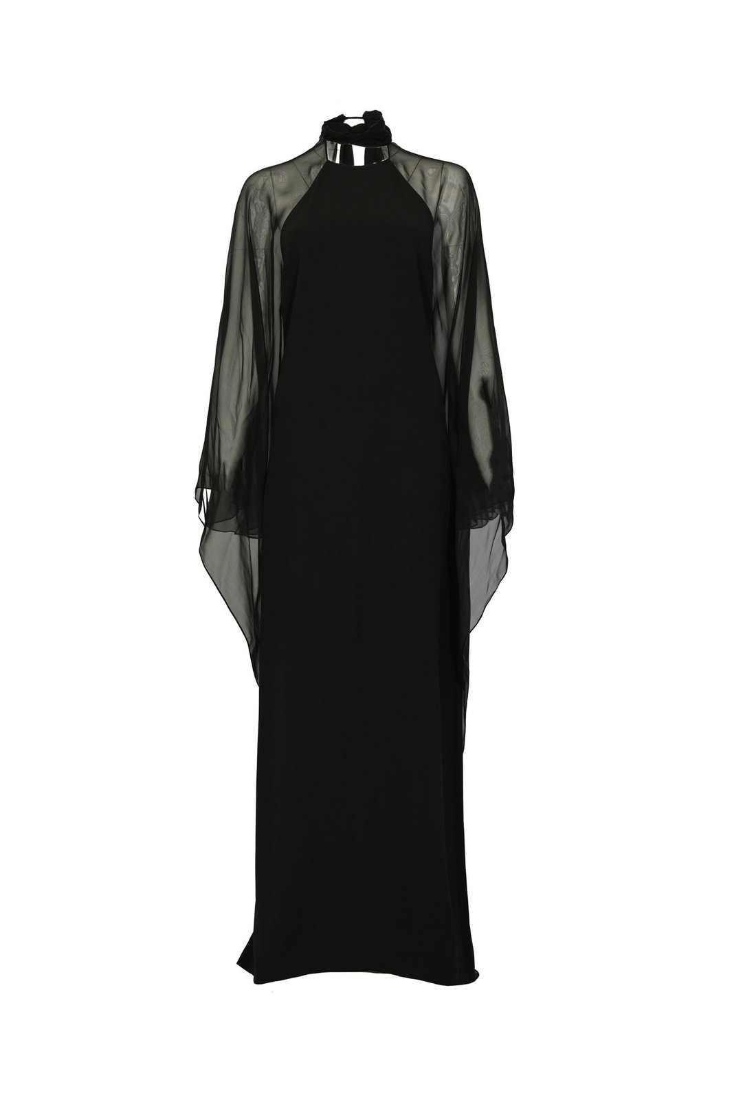 Sleek Black Maxi Dress