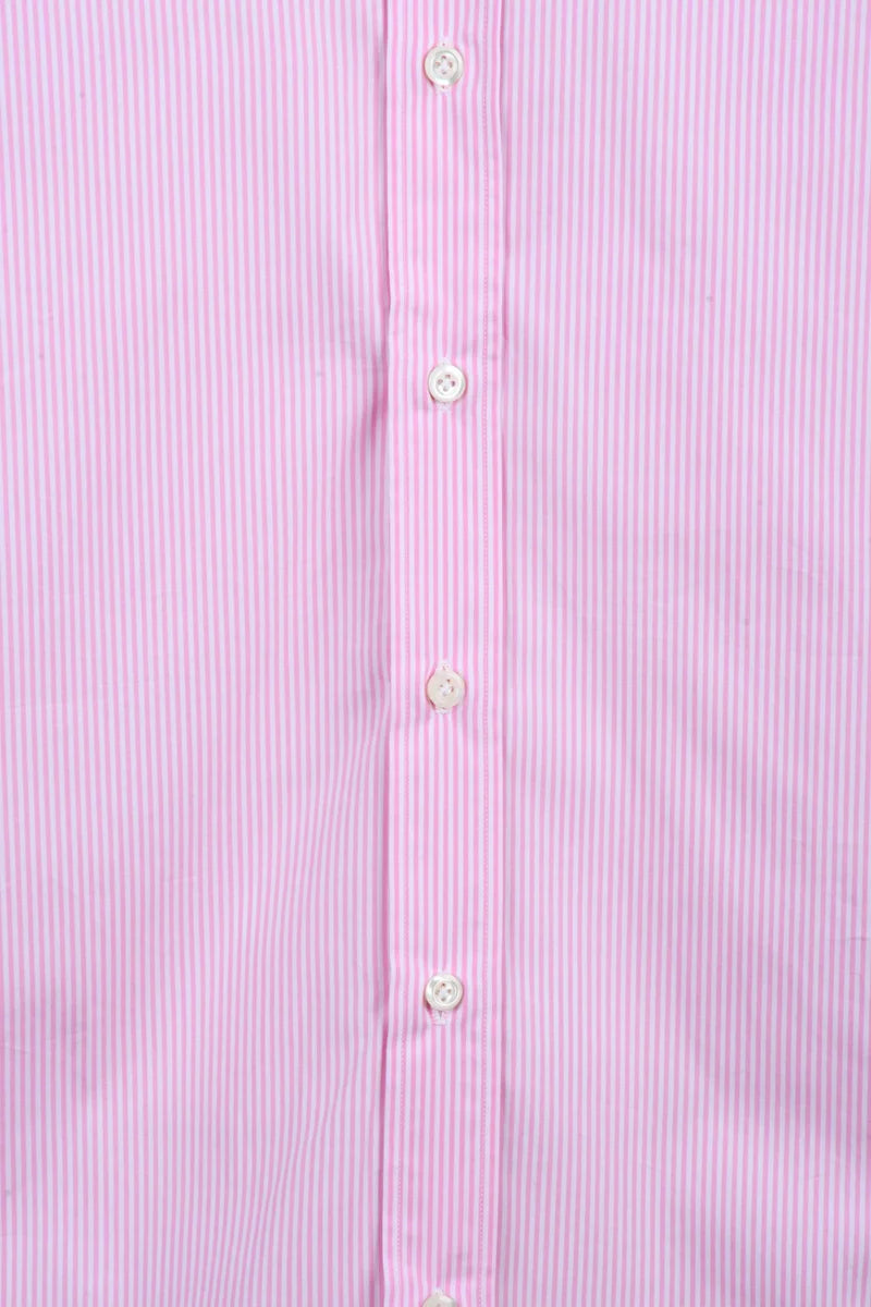 Cotton Shirt - White/Pink