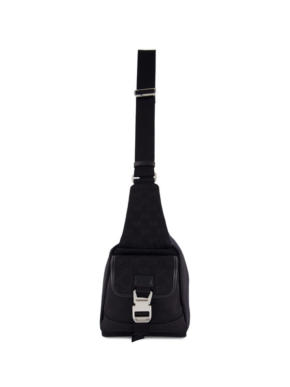 Rectangular Crossbody Bag with Textured Pattern