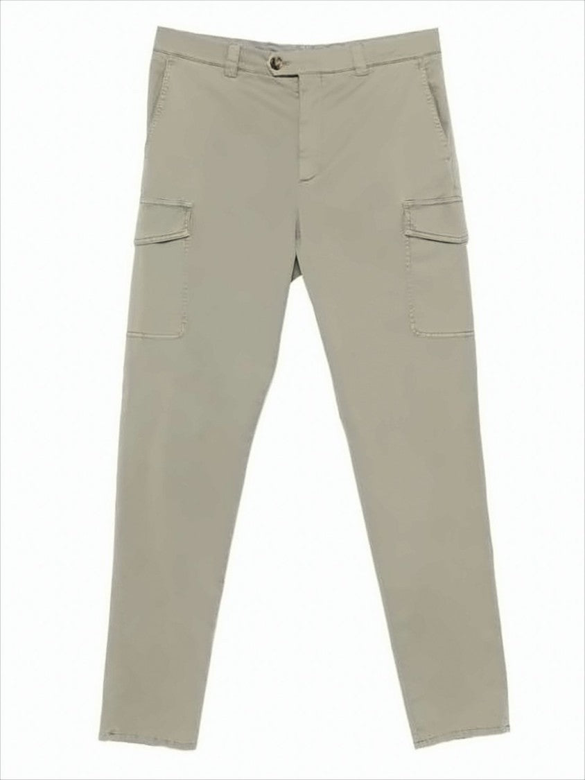 Straight-Leg Matte Finish Pants