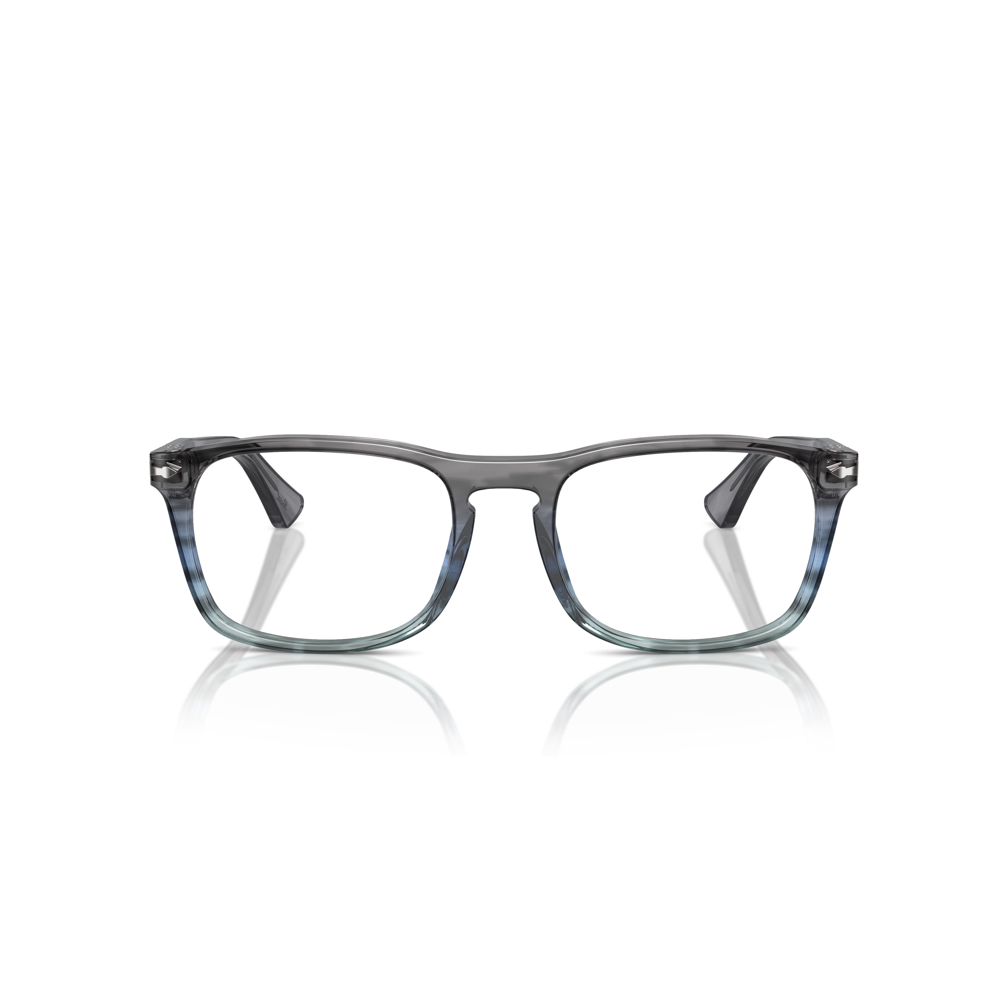 0po3344v Rectangular Acetate Eyeglasses with Keyhole Bridge