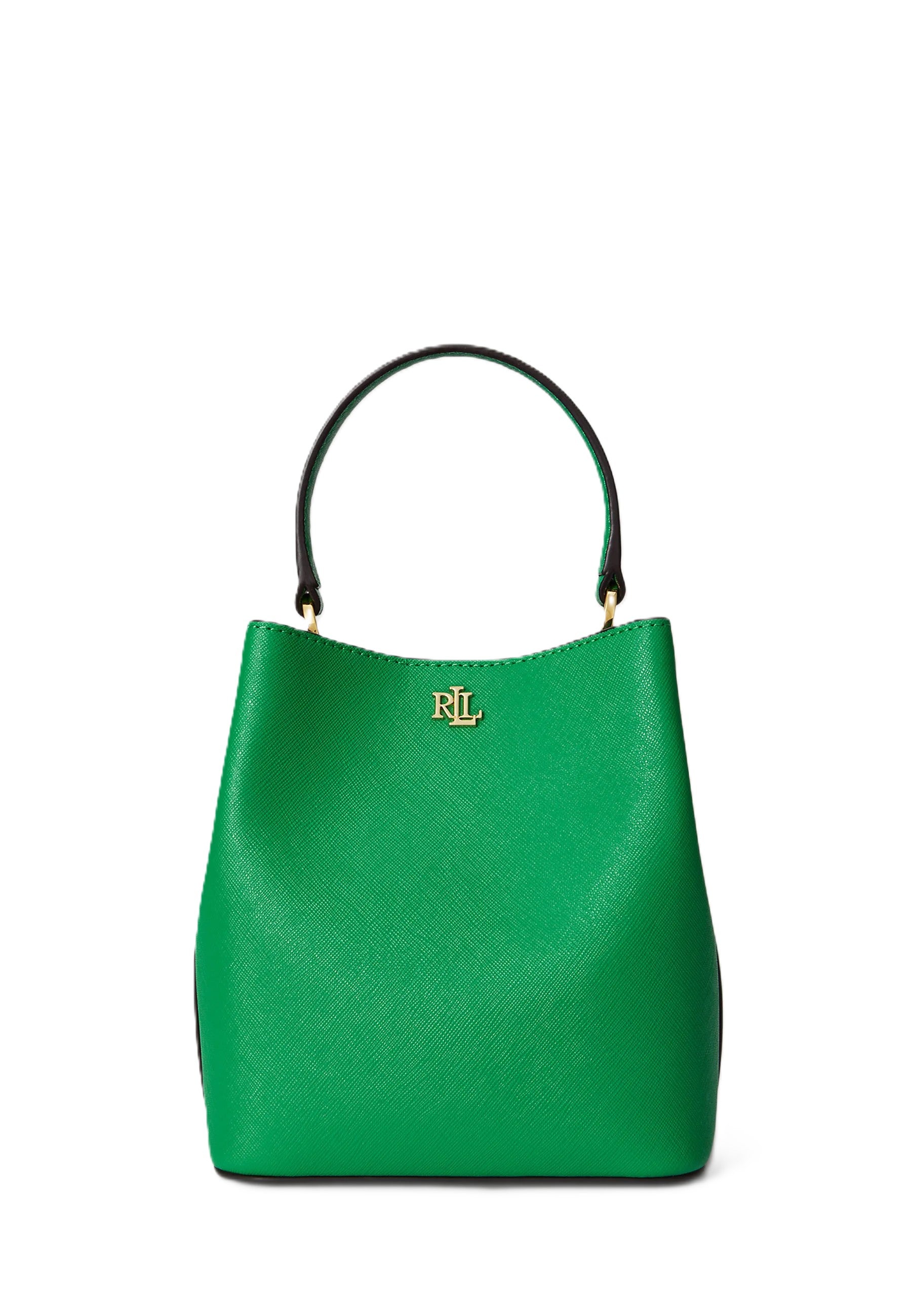 Green Reese Small Silk Bucket Bag