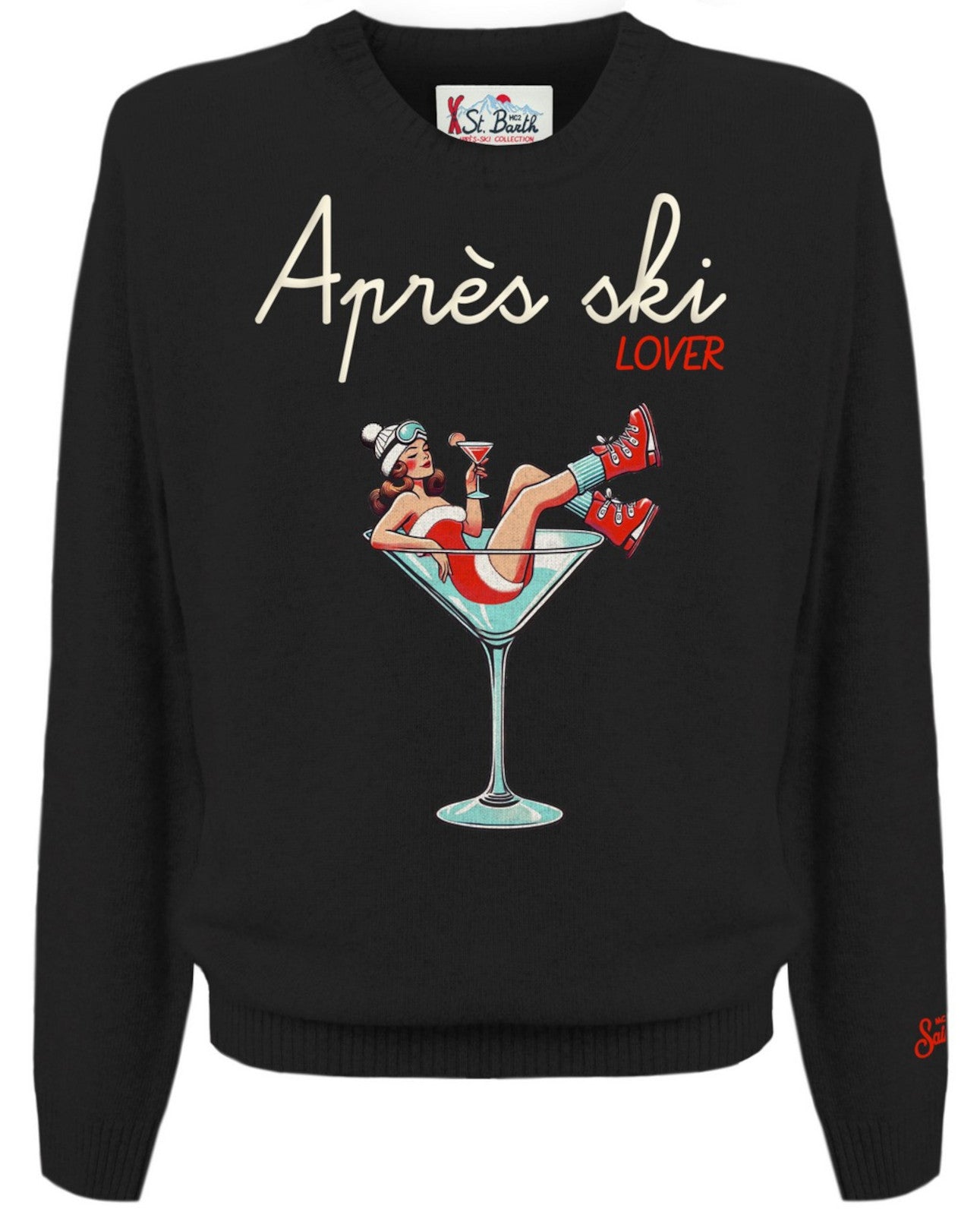 Black Graphic Sweatshirt