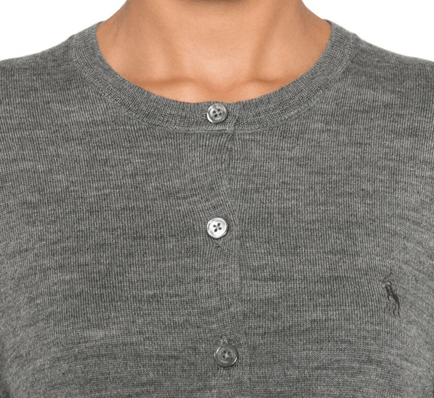 Medium-Weight Italian Wool Cardigan